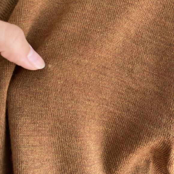 Kenzo Vintage Women's Brown Pullover Sweater Made in Italy Pure Wool Size L - Picture 6 of 11